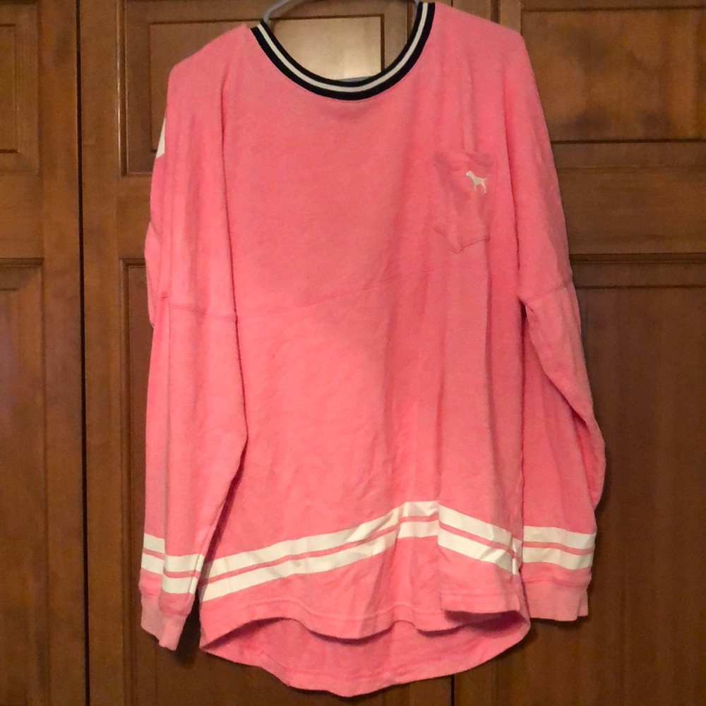 PINK crew neck sweatshirt